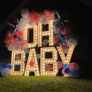 <span class=keywords><strong>Letras</strong></span> Luminosas LED, Letrero de Feliz Cumpleaños, <span class=keywords><strong>Letras</strong></span> con Luces, Luz para Bodas, Decoración de San Valentín, <span class=keywords><strong>Letras</strong></span> Iluminadas - Product Image 4