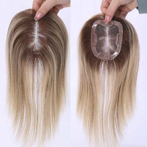 Topper Mono 3x4 2026 Spécial pour la perte de cheveux sur petite surface, vente chaude, original, non traité, à clipser, pour femmes - Product Image 3