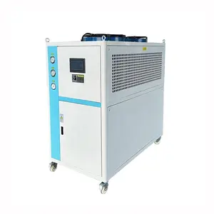 CE & air hava soğutmalı endüstriyel su soğutucusu 10hp glikol soğutucular fermantasyon tankı su soğutucu