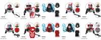 Figurines miniatures blindées emboîtables de guerriers de science-fiction spatiale, jouet de collection DIY pour les passionnés, cadeau de vacances