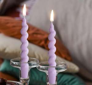 Cena di nozze all'ingrosso 8 10 candela/candel affusolata pilastro ritorto lungo 12 pollici - Product Image 4