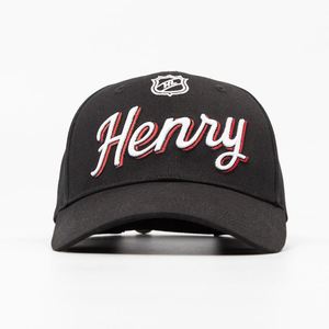 Casquette de baseball personnalisée avec logo brodé en 3D, dos en mesh, en coton noir, style sport, casquette snapback pour hommes et femmes - Product Image 1