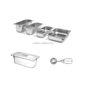 Thép không gỉ <span class=keywords><strong>container</strong></span> thực phẩm Gelato <span class=keywords><strong>Ice</strong></span> <span class=keywords><strong>Cream</strong></span> Pan - Product Image 4