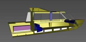 Bateau en aluminium personnalisé avec coque en aluminium et en parfait état - Product Image 5