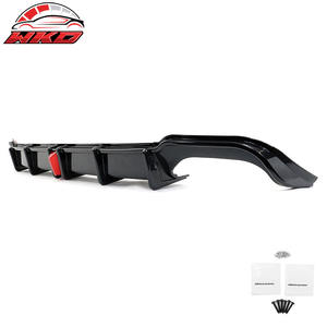 Protector de Parachoques Trasero para Honda Accord Sport 2018-2022, Difusor LED con Estampado de Fibra de Carbono, Accesorios para Automóviles - Product Image 5