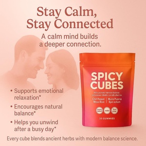 Healthcare Calmness Spicy Cube Gummies Vitality Support Chili Pepper Spicy Maca Root Hormone Balance Healthcare <b>Gummy</b> <b>Candy</b> - Product Image 4