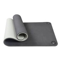 Tapis de yoga pliable antidérapant en TPE de qualité supérieure avec trous de suspension, logo personnalisé disponible pour la pratique du Pilates, du fitness et du yoga