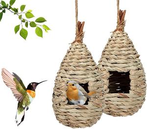 Confezione da 2 Nidi per Uccelli in Erba, Case e Arredi per Animali Domestici - Product Image 4