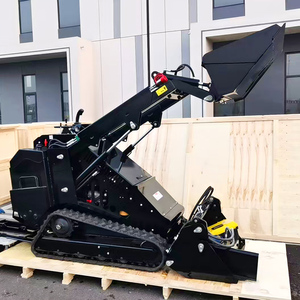 Vente chaude usine : Chargeuse compacte sur chenilles à essence, multifonctionnelle pour usage agricole, à vendre - Product Image 1