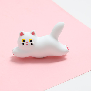 Dễ thương mèo tủ lạnh nam châm sáng tạo nam châm nhựa Stereo DIY phụ kiện trang trí lớn từ Sticker mèo - Product Image 5