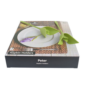 <b>Flower</b> Shape Napkin Rings Green ABS Durable Party Decorative Napkin Holders Fan Shaped Corner Design - Product Image 4