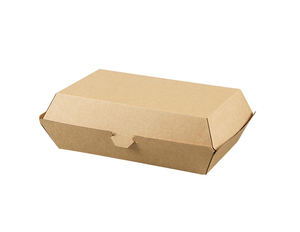Boîte à hamburger en carton ondulé, support OEM/ODM, prix bas, impression de logo personnalisée, boîte alimentaire en papier kraft, écologique, grossiste - Product Image 4
