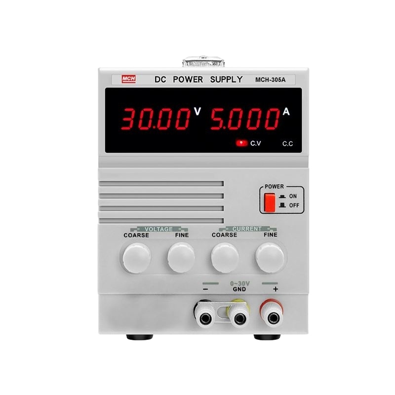 MCH-305B Power Supply 0-30V/0-5A Variable Single Output 5V 2A Fixed Output Power Supply