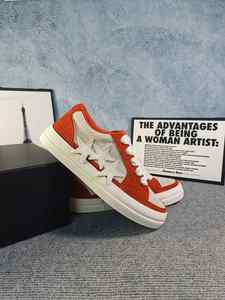 Chaussures de sport pour hommes de marque haut de gamme, chaussures plates en cuir véritable respirantes, chaussures décontractées tendance et à la mode - Product Image 4