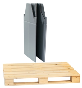 Boîte supérieure de palette de conteneur en plastique PP personnalisable Boîte de palette en bois Emballage industriel Logistique Base pliante - Product Image 4