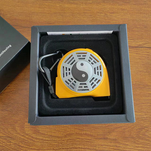 Xuan Shi Bagua Tape Measure 5M Stainless Steel Automatic Retractable Metric With Push Button Lock For Feng Shui And Construction - Product Image 2