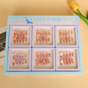 Pegatinas de uñas usables en 3D con diseño de mariposa, tema de otoño e invierno, uñas acrílicas autoadhesivas para uso general - Product Image 4