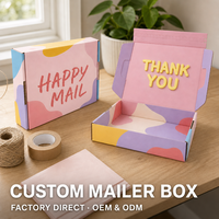Boîte d'expédition pliable en carton ondulé avec impression personnalisée en couleur, logo personnalisé, vente en gros, directement de l'usine, OEM