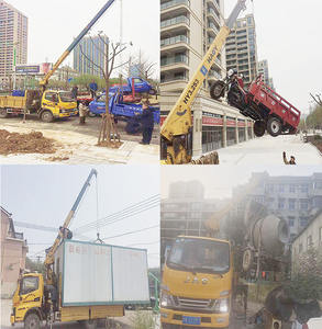 Grúa telescópica hidráulica eléctrica de 3 toneladas, grúa montada en camión, venta China - Product Image 6