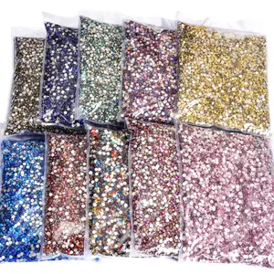 Brilliant Flatback Crystal Rhinestones Costumes Fashion Jewelry DIY Shoes Bags Garments Luxury Motif Style ABS Material Glue