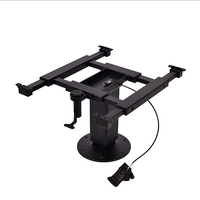 Pied de table télescopique RV61001 haute performance pour les pièces de carrosserie de fonction coulissante de caravane de camping