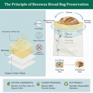 Bolsas <span class=keywords><strong>de</strong></span> Pan Reutilizables <span class=keywords><strong>de</strong></span> Cera <span class=keywords><strong>de</strong></span> Abeja para Pan Madre y Pan Casero, Paquete <span class=keywords><strong>de</strong></span> 2, Extra Grandes, <span class=keywords><strong>de</strong></span> Algodón, con Asa <span class=keywords><strong>de</strong></span> Hebilla, Libres <span class=keywords><strong>de</strong></span> Plástico - Product Image 3