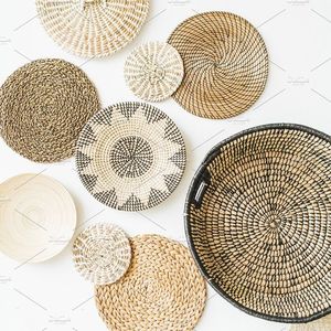 Best Choice Seagrass <b>Wall</b> <b>Hanging</b> Decor <b>Boho</b> Decoration Variety of Shapes OEM Rattan <b>Wall</b> Decor From Vietnam Handmade - Product Image 3