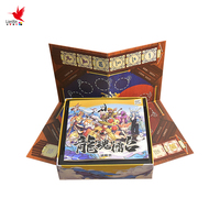Jeu de société personnalisé écologique, ensemble complet, cartes de jeu personnalisées, plateau en papier recyclé pliable, fabricant