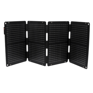 60w לוח סולארי מתקפל עמיד למים טעינה מהירה מחנאות נסיעות טיולים רגליים כוח טלפון נייד USB USB מטען - Product Image 1