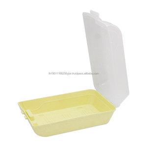 Plastic shoe box Size: 22.5*37.5*18.5*12.5CM, color: light yellow, code: WCW-39
