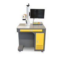 Mini marqueur rotatif rotatif 20w 30w Médailles laser Tages de chien Machine de marquage laser à fibre portable