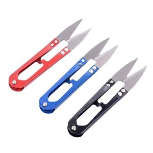 กรรไกรตกปลา กรรไกรตัดเหล็กรูปตัวยูสำหรับตัดสายและตัดเส้นด้าย อุปกรณ์เสริมเครื่องมือตกปลากลางแจ้ง - Product Image 5