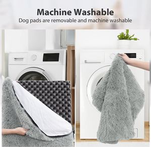 DADACAT Orthopädisches Eierschalen-Schaumstoffbeheiztes Hundebett Einfarbiges Muster Abnehmbarer Waschbarer Bezug Wasserdichtes Futter Baumwollgefüllt - Product Image 4