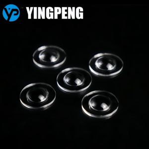Lente de proyector lateral ancho de 13mm <span class=keywords><strong>PMMA</strong></span>, lentes ópticas convexas planas para farolas, estructura <span class=keywords><strong>plano</strong></span>-convexa, patrón asférico - Product Image 3