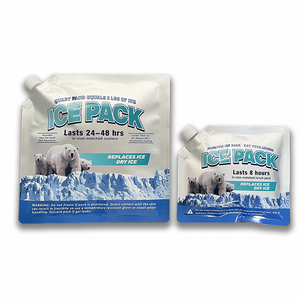Bolsa de gel de inyección de agua de papel de aluminio de refrigeración de cuatro capas, bolsa de plástico circulante para terapia de frío - Product Image 4