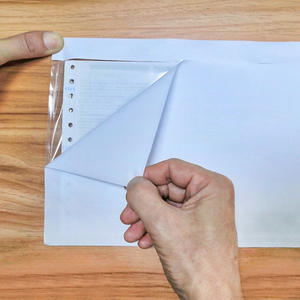 Переработанная бумага UPS/<span class=keywords><strong>DHL</strong></span>/FedEx Прозрачный Почтовый карман для счета-фактуры 6x10 7,5x5,5 самоклеящиеся прилагаемые отгрузочные документы - Product Image 3