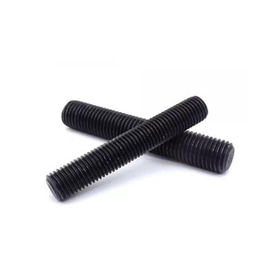 สตั๊ดเกลียวเมตริก B1=1.25D เกรด 10.9 เกลียวเต็มตัว ชุบออกไซด์สีดำ สำหรับงานยานยนต์ - Product Image 1