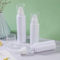 Vente en gros de flacons en PET de 100 ml/120 ml/150 ml, flacon pulvérisateur pour savon liquide, lotion, pompe, emballage cosmétique personnalisé pour shampoing, faux cils