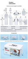 Bouteille d'eau portable 2-en-1 anti-fuite pour animaux de compagnie, gamelle de voyage pliable, abreuvoir pour chien et chat pour la randonnée et la marche en extérieur