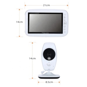 Monitor de bebé, cámara de visión nocturna infrarroja Lcd de 7 pulgadas, 2,4 Ghz, superventas - Product Image 2