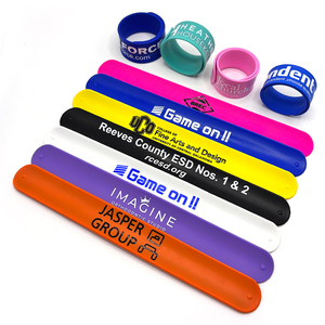 יצרן הדפסה מותאם אישית הדפסה <span class=keywords><strong>slap</strong></span> גלישת clap wristband לסביבה-ידידותי רפלקטיבי רפלקטיבי רפליטים צמיד pvc - Product Image 3