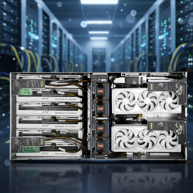 6U 8GPU 8*PCIe5.0x16 8558P 48C 64GB 480gb SSD RTX PRO 6000 96GB AI GPU Server 600W Dual-width Triple-width 3.5-width GPUs
