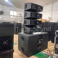 Sistem Suara Aktif Portabel HDL 20-A 30A 9006 Metal, Line Array Speaker, DJ Pro Audio, Double 10-Inch, untuk Panggung