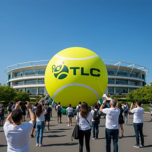 Esfera Inflable Publicitaria con Forma de Pelota de Tenis, Logotipo Personalizado, Cartel Promocional para Eventos, Exhibición al Aire Libre - Product Image 4