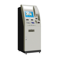 Kiosque de paiement pour restaurant de restauration rapide, étanche, libre-service, écran tactile capacitif 10 points, lecteur de billets, lecteur de cartes