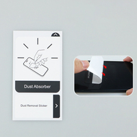Kit d'outils auxiliaires de nettoyage pour film en verre trempé de téléphone portable avec logo personnalisé, pour l'installation de protection d'écran de téléphone