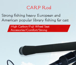 OEM haute qualité OEM Fuji carpe 3.6m12ft3.5LB Fuji <span class=keywords><strong>moulinet</strong></span> siège de roue 2 joint <span class=keywords><strong>canne</strong></span> à pêche en eau salée <span class=keywords><strong>canne</strong></span> à carpe - Product Image 5