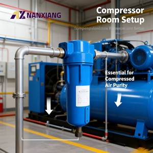 Componentes de Filtro de Aire de Marca de Suministro Directo de Fábrica para Equipos de Compresores de Tornillo Industriales: Sobre Este Artículo, Filtración Eficiente - Product Image 5