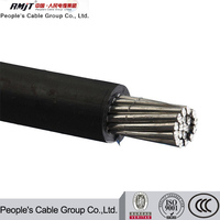 Precio de fábrica Cable de aluminio ABC servicio aéreo Cable de caída concéntrica