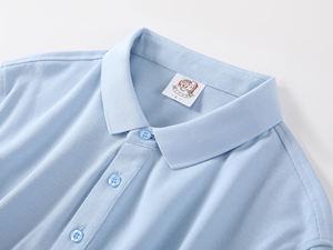 Chemises polo personnalisées pour hommes à séchage rapide, chemises polo pour femmes 100% coton, couleur unie, manches courtes, vêtements de sport de plein air, t-shirt de golf, t-shirts décontractés pour adultes - Product Image 2